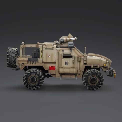 Desert Color Armored Military Vehicle Model Kit, 1/18 Scale, 16 Inches, Army Truck Toy in Saudi Arabia