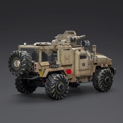 Desert Color Armored Military Vehicle Model Kit, 1/18 Scale, 16 Inches, Army Truck Toy in Saudi Arabia