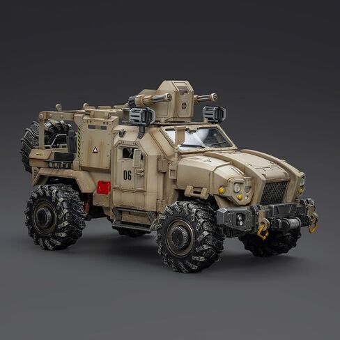 Desert Color Armored Military Vehicle Model Kit, 1/18 Scale, 16 Inches, Army Truck Toy in Saudi Arabia