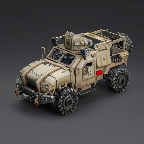 Desert Color Armored Military Vehicle Model Kit, 1/18 Scale, 16 Inches, Army Truck Toy in Saudi Arabia