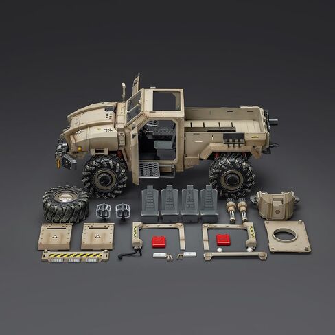 Desert Color Armored Military Vehicle Model Kit, 1/18 Scale, 16 Inches, Army Truck Toy in Saudi Arabia