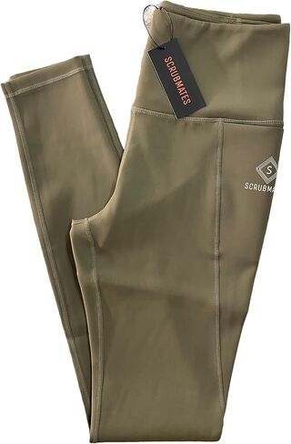 سكرب ميتس أندر سكرب للنساء - سروال يوجا عالي الخصر تحت سكراب، سروال للطبيب والممرضة مع جيوب على الورك in Kuwait