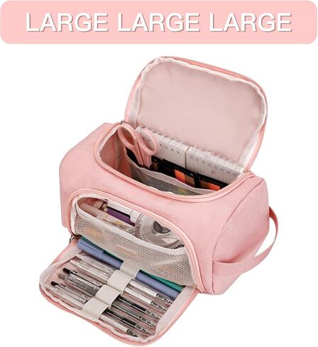 Large Pencil Pouch,Pencil Case Aesthetic,Zipper Pencil Box For Girls Back To School Supplies Emergency Bag Makeup Bag in Saudi Arabia