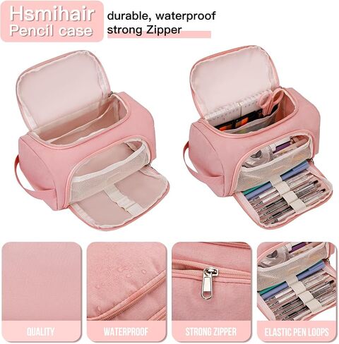 Large Pencil Pouch,Pencil Case Aesthetic,Zipper Pencil Box For Girls Back To School Supplies Emergency Bag Makeup Bag in Saudi Arabia