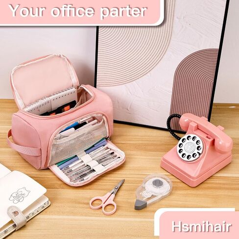 Large Pencil Pouch,Pencil Case Aesthetic,Zipper Pencil Box For Girls Back To School Supplies Emergency Bag Makeup Bag in Saudi Arabia