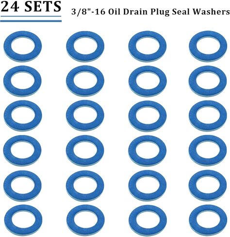 24PCS Lower Unit Drain Plug Gasket, 3/8-16 Oil Drain Plug Crush Washers for Most Mercury/Mariner Outboards and Mercruiser 12-19183-3 12-19183Q02 12-19183K02 18-2244 in Kuwait