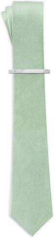 LIMTCHA Mens Skinny Tie and Tie Clip Set Solid Color Necktie Woven Silk Ties for Formal Business Wedding Party with Gift Box in Saudi Arabia