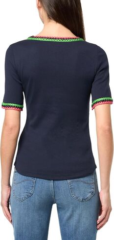 Nautica Women's Cotton Short Sleeve Solid Knit Top in Kuwait