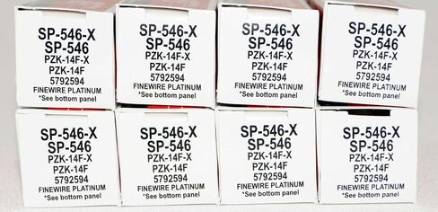OVERSTOCKDIRECT Genuine OEM SP546X Finewire Platinum Spark Plug PZH14FX (8) in Kuwait