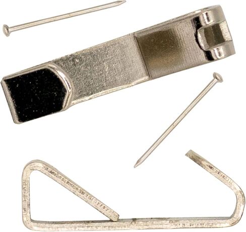 30 LB Picture Hooks for Hanging Pictures Heavy Duty Hardware Hangers - Pack onf 10 Hooks and Nails for Pictures in Saudi Arabia