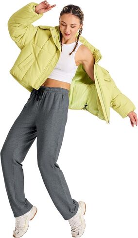 Future Flow Yoga Sweatpants Women Wide Leg Lounge Pants with Pockets Cotton Leisure Pajama in Saudi Arabia