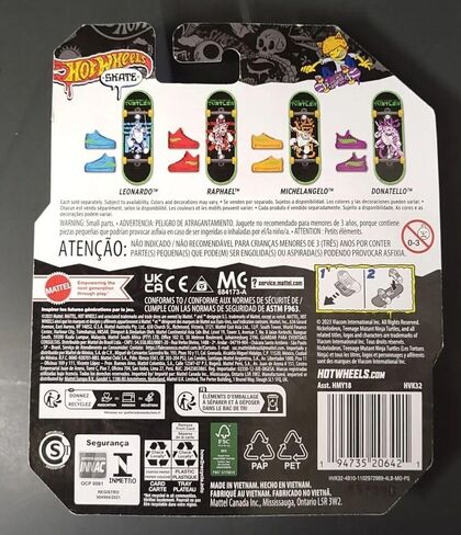 Hot Wheels Skate Ninja Turtles (Raphael) in Saudi Arabia