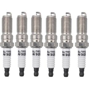 6059 Set of 6 Iridium Spark Plugs LTR6IX11 SP411 Compatible with Ford Cadillac Chevrolet Lincoln Buick Equinox Canyon Enclave Explorer SRX V6