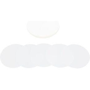 100PCS Badge Films, Badge Components, Plastic Circle Mylars Protective Cover Transparent Film Button Maker Parts (25MM)