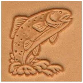 Tandy Leather Trout Craftool� 3-D Stamp 88345-00