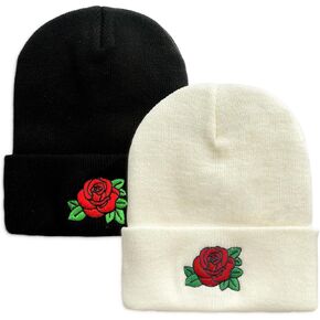 Beanie for Men Women Black Beanie Hat Soft Winter Cuffed Beanies Skull Caps Knit Hats