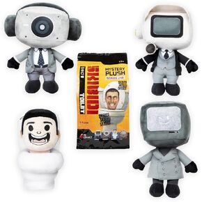 SKIBIDI Toilet Mystery Plush – Collectible Plush, All-New Collectibles, Officially Licensed Toilet Merch