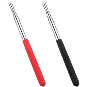2PCS Telescopic Teacher Pointers,Retractable Teaching Pointer, Whiteboard Pointer, Extendable Pointer Pointer, Telescoping Pointer for Teachers Classroom Presentation