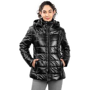 Women's Winter Coat Down Jacket, Puffer Jackets Warm Hooded Coat Softshell Outwear Pockets Parka