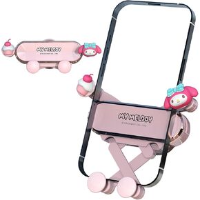 Car Phone Holder Mount for Women [2024 Upgraded Clip] Cute Pink Cat Car Decor with Sturdy Air Vent Clip, Auto Lock Cell Phone Holder Mount for All Phones (Pink)