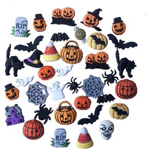 Buttons Galore and More Halloween Super Value Pack 50 Piece Assortments of Novelty Buttons for Sewing and Crafts