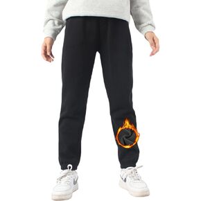 Enfants Cheris Kid الشتاء السراويل الدافئة الصبي الصوف Sweatpants ركض