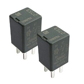 2Pcs 13502753 2753 Relay 20A 12VDC 4-pin，Micro Multi-Purpose Relay Fit for Chevy/Cadillac Seville SLS SRX CTS ATS
