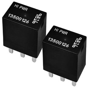 2-Pack 13500126 Relay for Engine Cooling Fan Motor - 5-Terminal Multi-Purpose Relay, Compatible with Cadillac, Chevrolet, GMC, Buick Vehicles