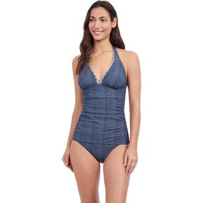 Profile by Gottex Women's Flores V-Neck Tankini Bathing Suit Top