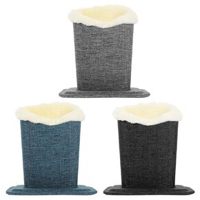Healvian 3pcs Plush Lined Eyeglasses Holder,Fabric Glasses Stand, Glasses Stand Case,Fabric Glasses Holder,Eyeglass Holder Stand,Protective Glasses Case For Desks Nightstands,Eyeglasses Holder Stand