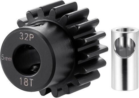 Steel 32P 5mm Pinion Gear 11T-24T Motor Gears for 1/5 1/6 1/8 1/10 1/14 1/16 1/18 RC Buggy Monster Truck Drift Car Off-Road Crawler Parts (16T) in Saudi Arabia