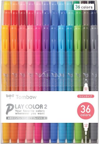Tombow GCB-013 Pencil, Water Based Sign Pen, Play Color 2, 36 Colors in Saudi Arabia