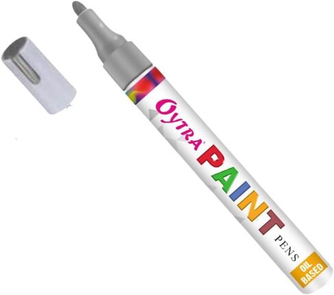 Paint Marker Pens Permanent Waterproof Oil Based Individual Pens Works and All Surfaces, Wood, Fabric, Steel, Glass (Red) in Saudi Arabia