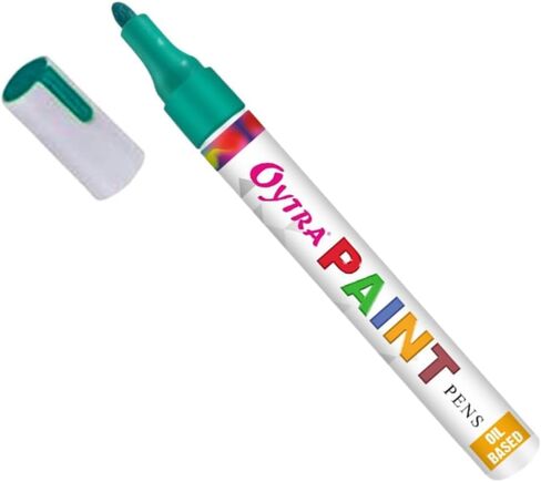 Paint Marker Pens Permanent Waterproof Oil Based Individual Pens Works and All Surfaces, Wood, Fabric, Steel, Glass (Red) in Saudi Arabia
