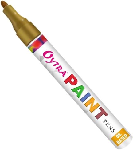 Paint Marker Pens Permanent Waterproof Oil Based Individual Pens Works and All Surfaces, Wood, Fabric, Steel, Glass (Red) in Saudi Arabia
