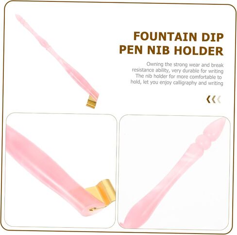 Diagonal Pen Dip Pen Holder Calligraphy Pen Holder Oblique Calligraphy Pen Dip Pen Holder Calligraphy Pen Holder Left Handed Oblique Pen Household Metal Supplies Student in Saudi Arabia