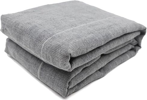 Primary Tufting Cloth with Marked Lines, Large Size Needlework Fabric, Monk's Cloth for Tufting Gun, Rug-Punch, Punch Needle, Gray (87''x80'') in Saudi Arabia
