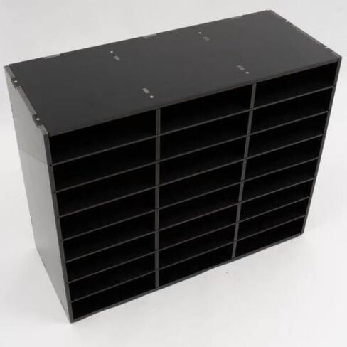 Literature Organizers, Compartments Office Mail Sorter Organizer, Literature Sorter for Office, Home, Classroom (24 Slots, White) in Saudi Arabia