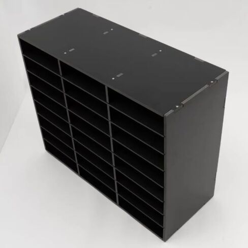 Literature Organizers, Compartments Office Mail Sorter Organizer, Literature Sorter for Office, Home, Classroom (24 Slots, White) in Saudi Arabia