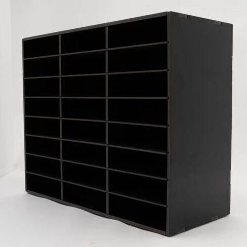 Literature Organizers, Compartments Office Mail Sorter Organizer, Literature Sorter for Office, Home, Classroom (24 Slots, White) in Saudi Arabia