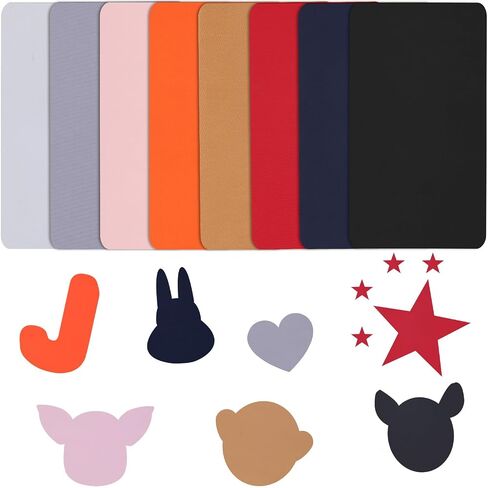 WILLBOND 8 Pieces Nylon Repair Patches Self-Adhesive Nylon Patch Waterproof Repair Patches for Clothing Down Jacket Tent Clothes Bag (Assorted Colors) in Saudi Arabia