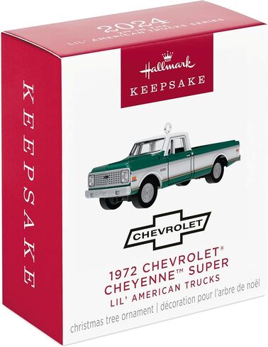 Hallmark Keepsake Christmas Ornament 2024, All-American Trucks 1964 Dodge D-100 2024, Metal, Gifts for Car Collectors in Saudi Arabia