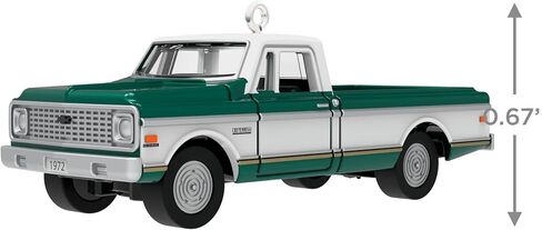 Hallmark Keepsake Christmas Ornament 2024, All-American Trucks 1964 Dodge D-100 2024, Metal, Gifts for Car Collectors in Saudi Arabia