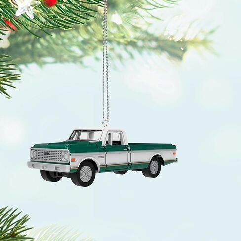 Hallmark Keepsake Christmas Ornament 2024, All-American Trucks 1964 Dodge D-100 2024, Metal, Gifts for Car Collectors in Saudi Arabia