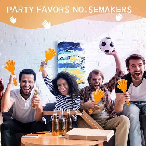 24 Pcs Royal Blue Hand Clappers 7.5 Inch Clappers Noisemakers Noise Makers Party Favors Plastic Clapper Sporting Events Cheers Ball Dance Basketball Football Noisemakers （Royal Blue） in Saudi Arabia