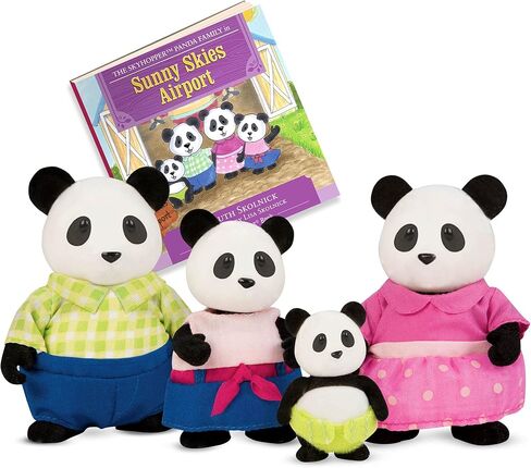 Li'l Woodzeez – The Pitterpotemus Hippo Family – Wedding Set of 7 Collectible Posable Hippo Figures – Pretend Play Doll Figures – Gift Toy for Kids Age 3+ in Saudi Arabia