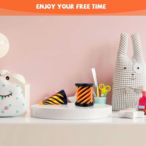 2 Pack Impossible Cone Pyramid Passthrough Sculpture Fidget Toys Adults, 3D Printed Spiral Cone Toys for Kids - Stress Relief Desk Toy, Impossible Spiral Anxiety Relief Toys Decoration for Desk in Saudi Arabia