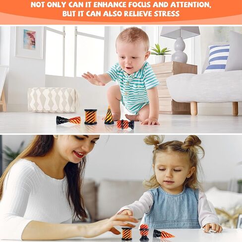 2 Pack Impossible Cone Pyramid Passthrough Sculpture Fidget Toys Adults, 3D Printed Spiral Cone Toys for Kids - Stress Relief Desk Toy, Impossible Spiral Anxiety Relief Toys Decoration for Desk in Saudi Arabia
