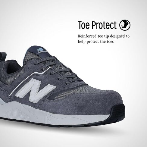 New Balance Work & Safety Women's Elite Lite Electrical Hazard Medium Composite Toe, Industrial Work Shoe Lightweight & Slip Resistant, Magnet Whispy Blue, 11 in Saudi Arabia