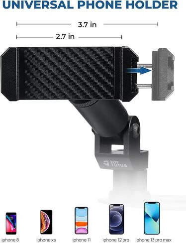 JOYTUTUS Heavy Duty Phone Mount for 4XE, Dash Mount Cell Phone Holder Compatible with 2021-2023 Wrangler 4XE, Compatible with iPhone Android Smartphone, Driver Side in Saudi Arabia